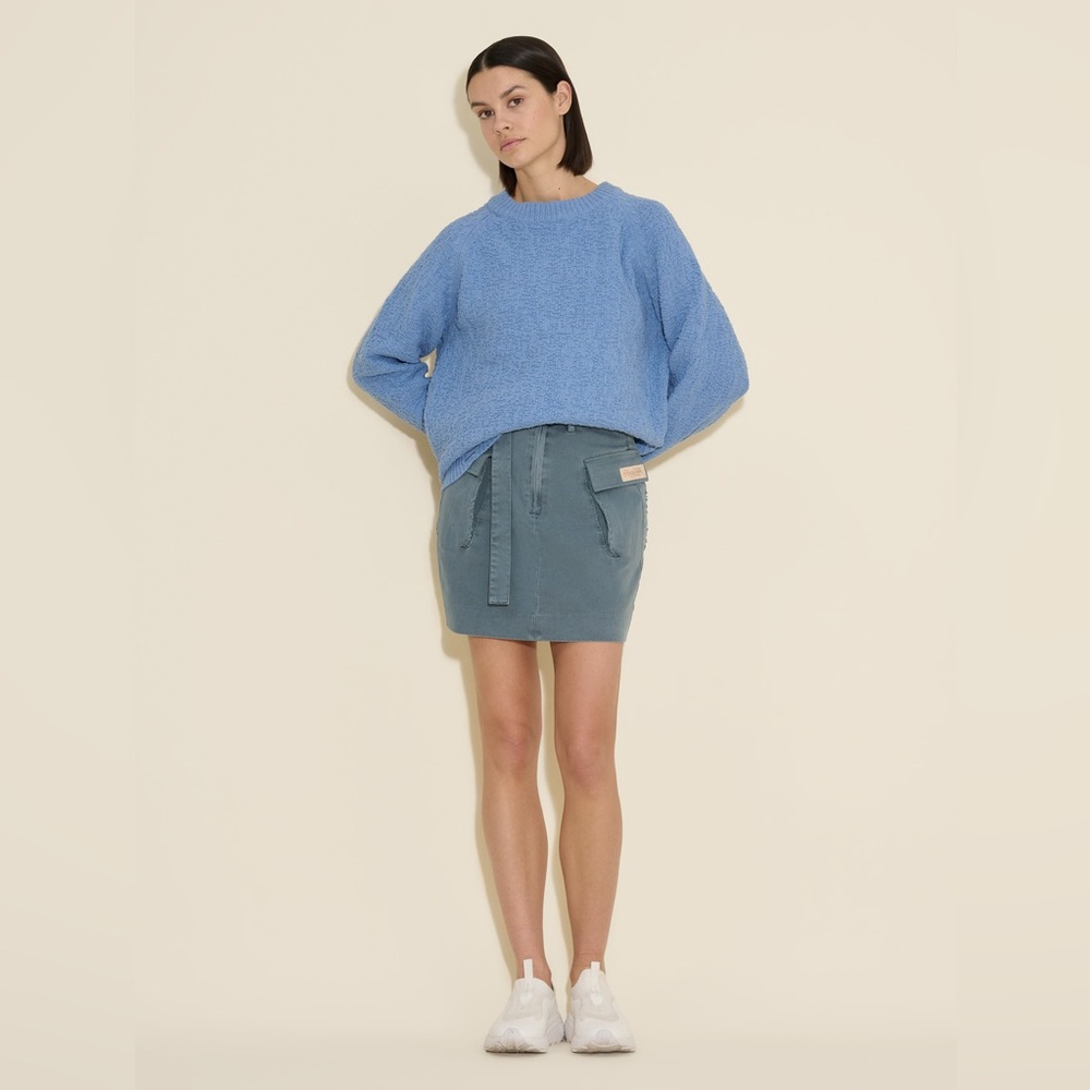 Holzweiler Woven Gorti Skirt in Blue